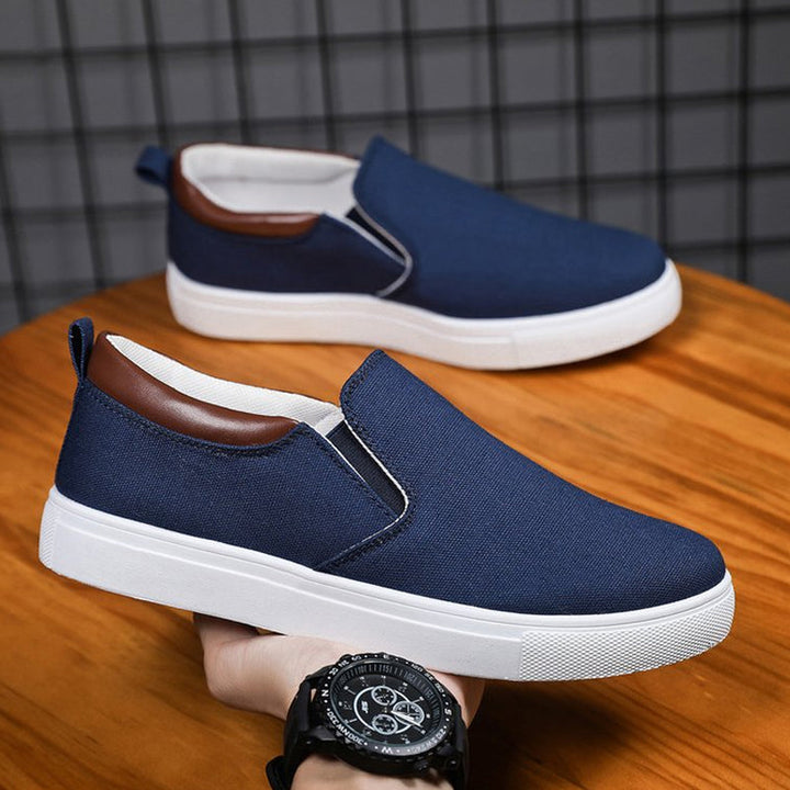 Lennard vászon férfi slip-on cipők