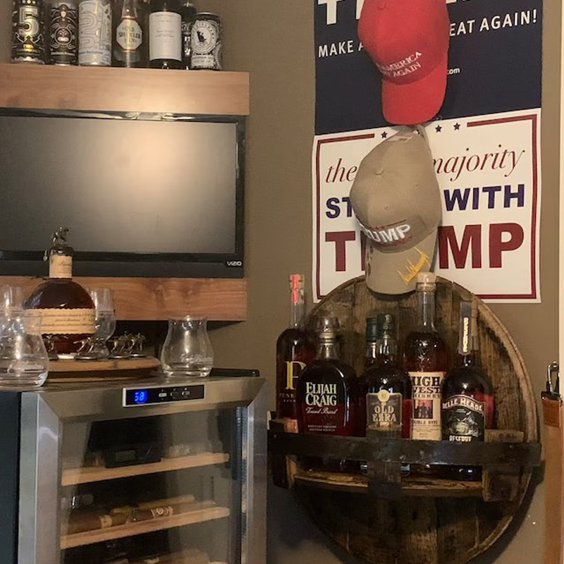 Bourbon Whiskey hordó állvány tölgyfából – Oakspire