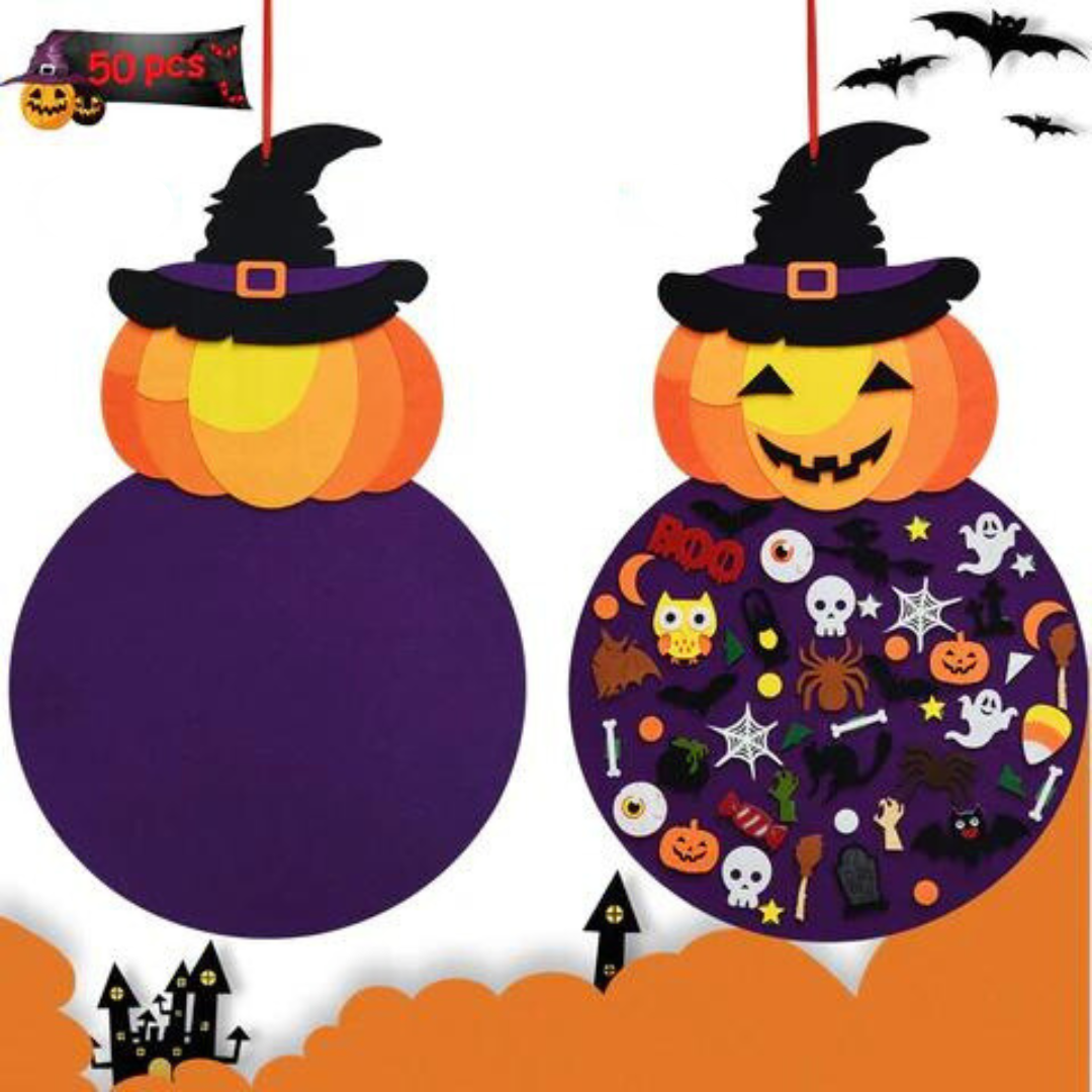 Halloweeni barkács filctábla Hekkaáámpa – SpookyBoard
