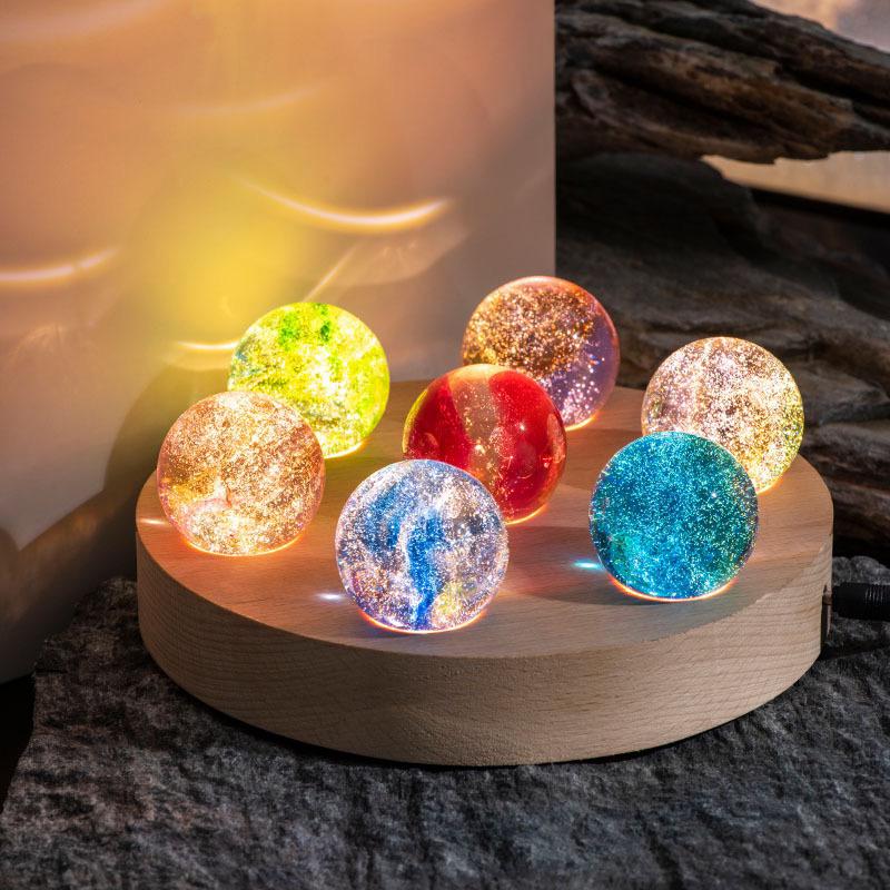 Fénylő Kozmikus Kristályok - AstroGlow Gömbök