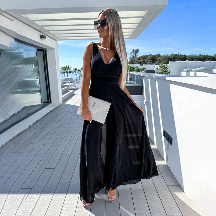 AA OOS Stílusos ünnepi női overall ruha kinézettel – Lorena