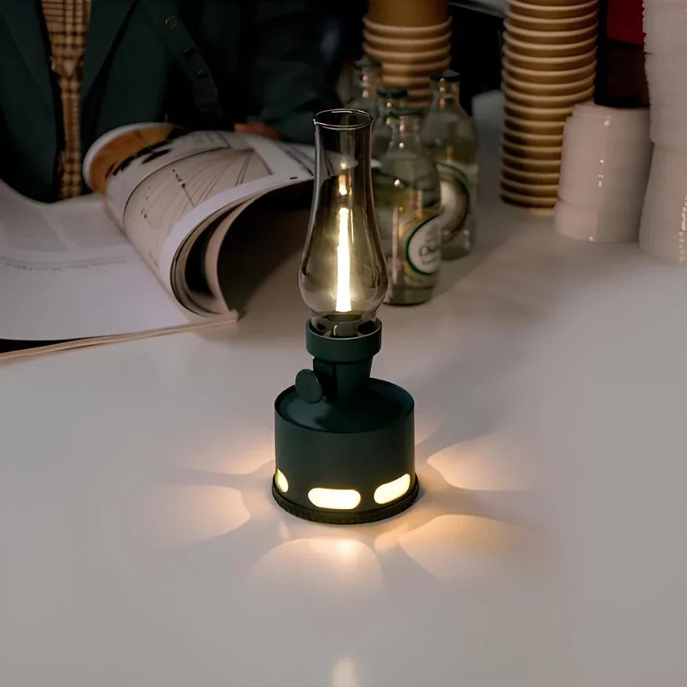Újratölthető Vintage LED Lámpás - LumaLantern