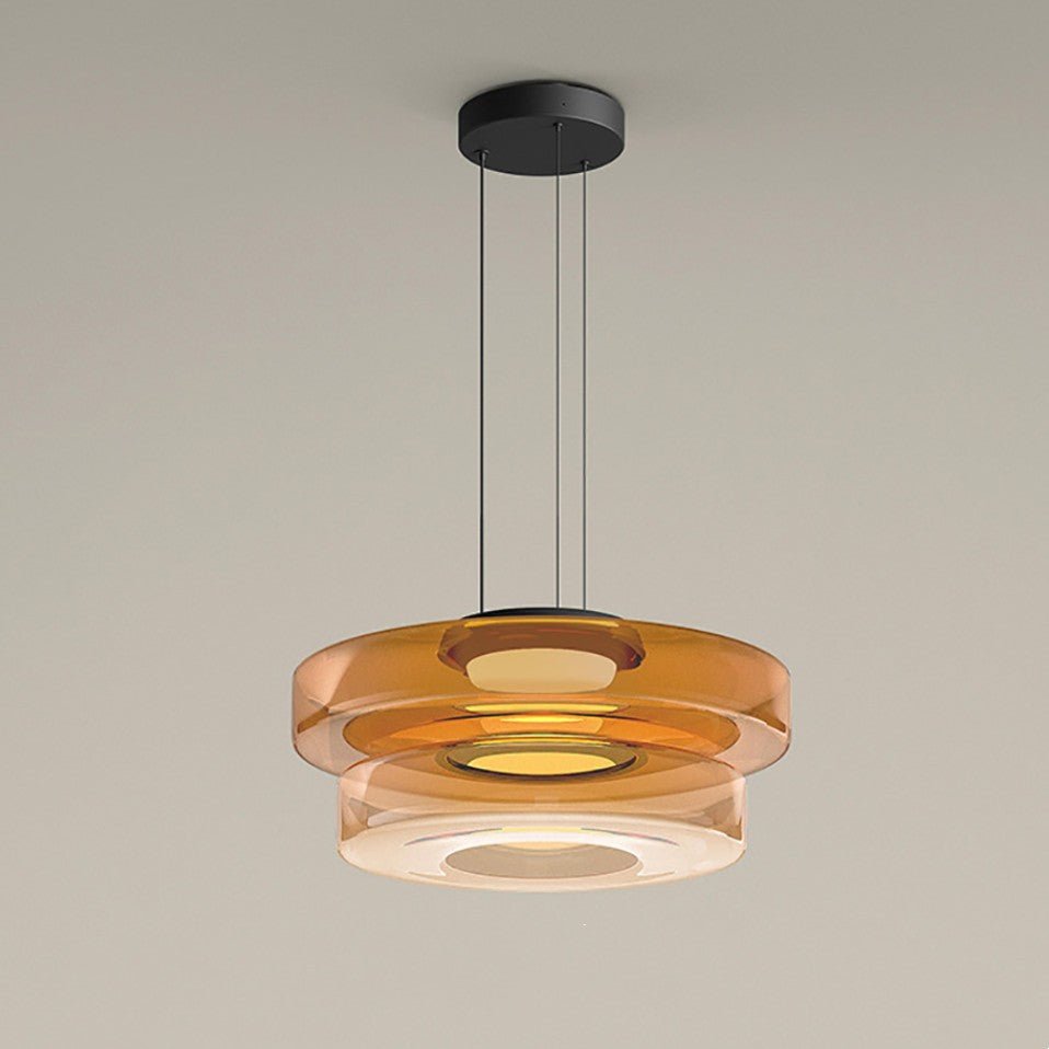 AA NOT AVAIALBLE Modern üveg függőlámpa Bauhaus stílusban - AuroraSphere