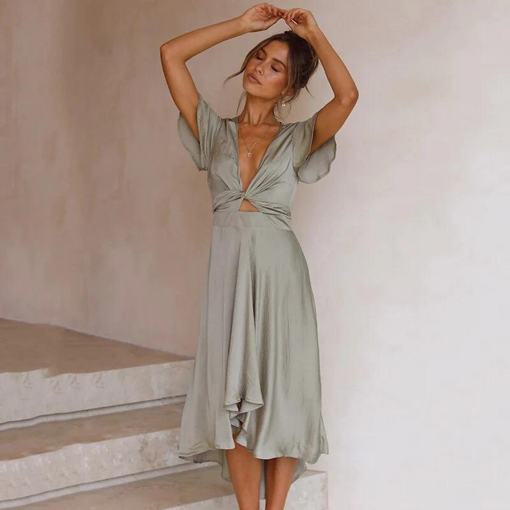 Folyékony Vintage Nyári Ruha – Juliette