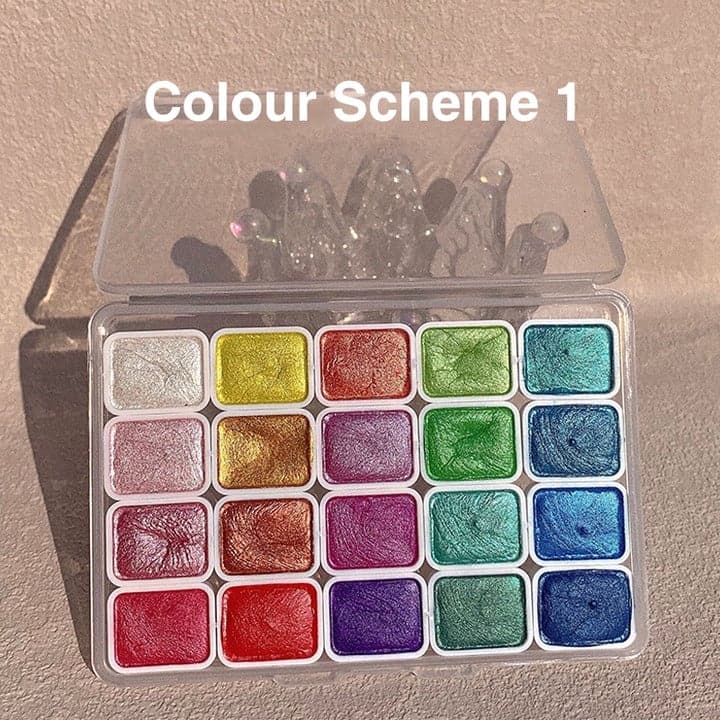 Több színű akvarell festék készlet - ColorCrafter