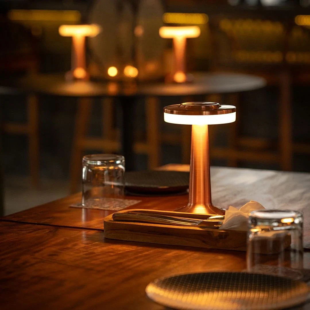 Vezeték nélküli Retro Asztali Lámpa - LumiBar