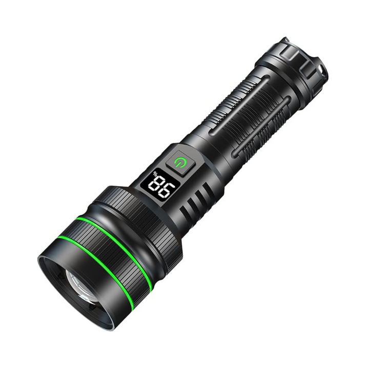 Extrem fényes és zoomolható LED zseblámpa - PowerBeam