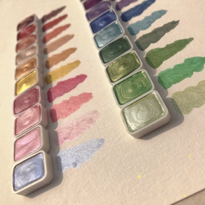 Több színű akvarell festék készlet - ColorCrafter