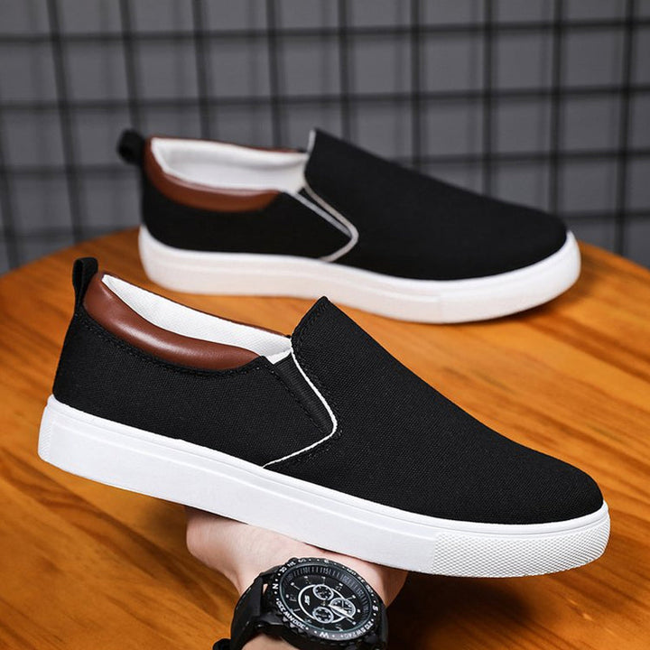 Lennard vászon férfi slip-on cipők