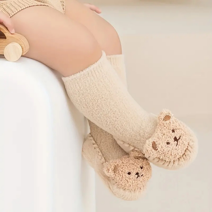 Gyerek házi papucs zoknik mackókkal – CozyBear
