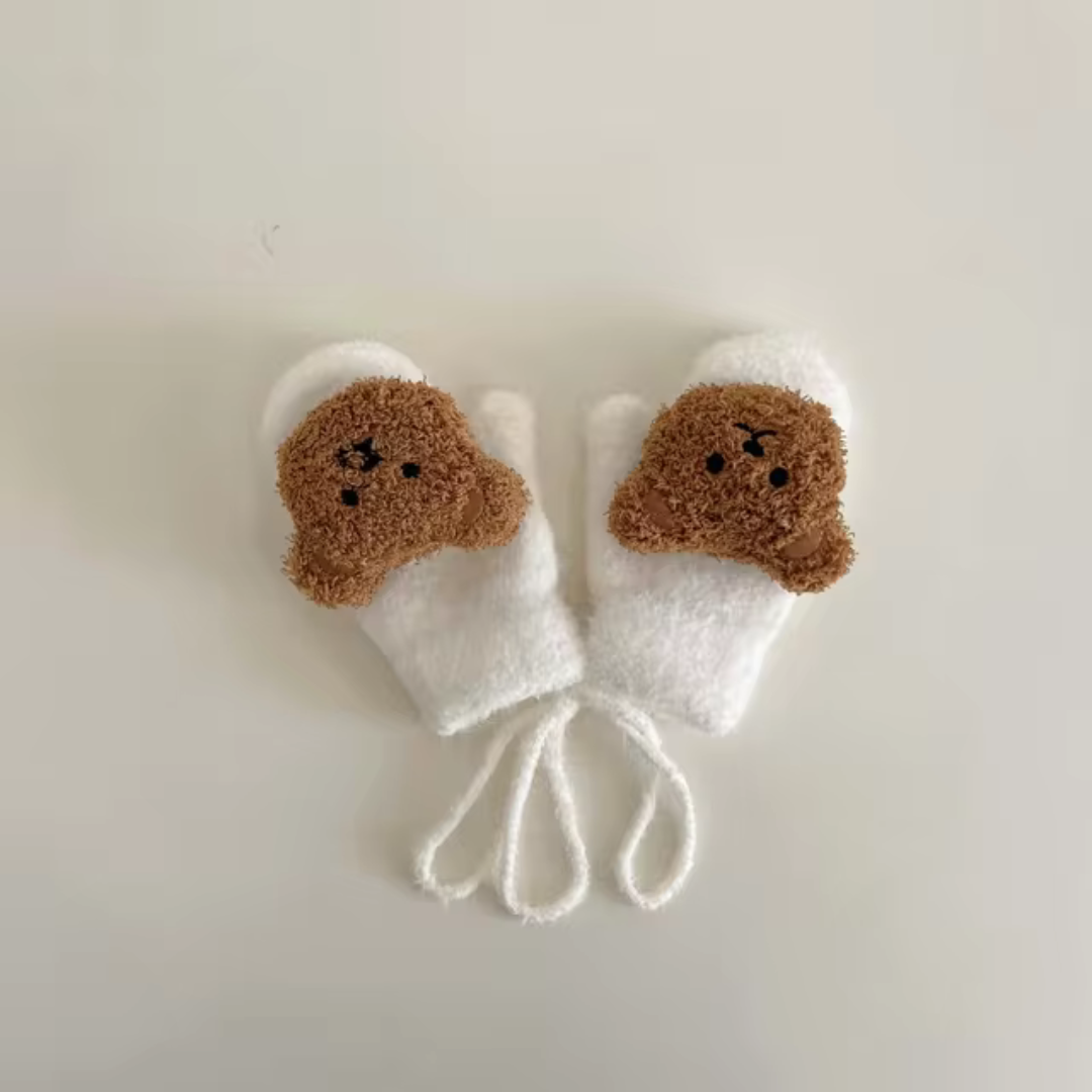 Gyermek Kesztyű Medvearccal – TinyBear Kesztyűk