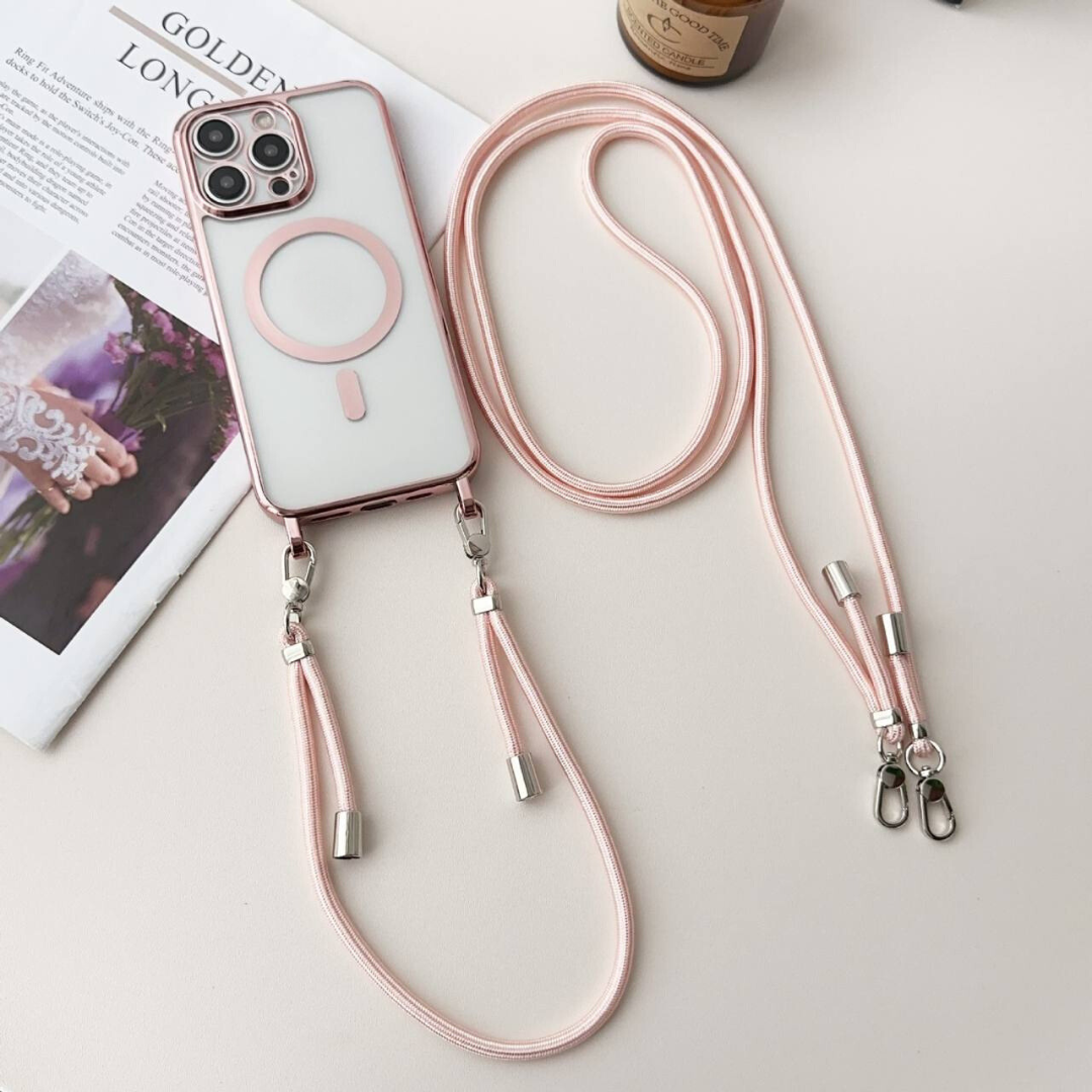 MagSafe-kereszttáska iPhone-hoz hordozó pánttal – Halo (1+1 INGYEN)