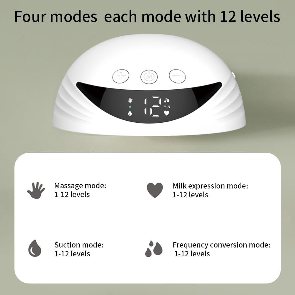 Használható Elektromos Mellpumpa LED Kijelzővel – Mirava