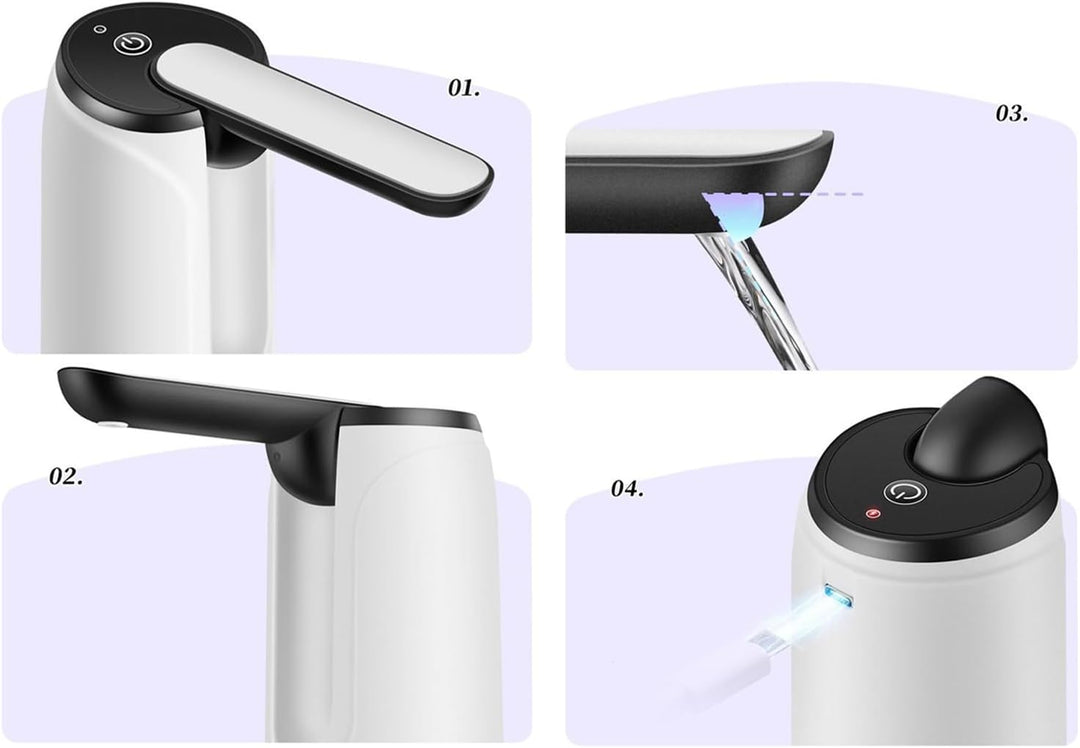 Hordozható USB Újratölthető Vízadagoló – Hydravo (1+1 INGYEN)