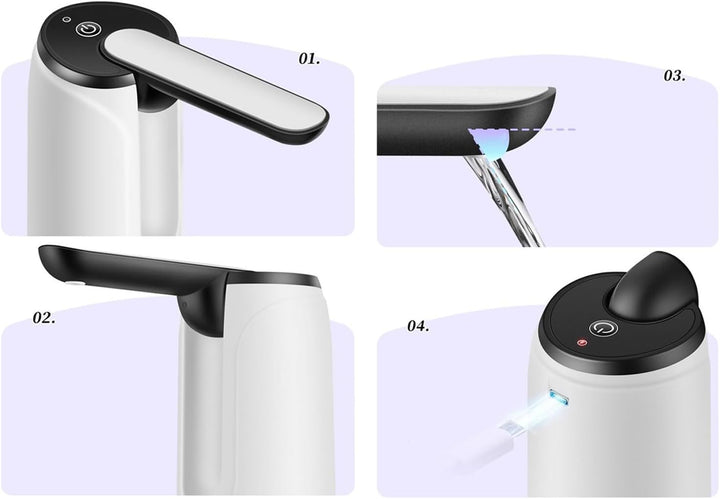 Hordozható USB Újratölthető Vízadagoló – Hydravo (1+1 INGYEN)