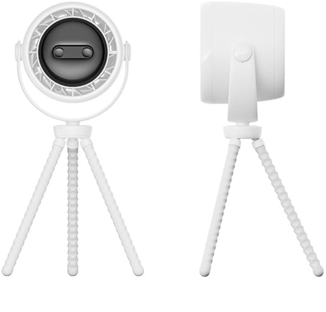 Újratölthető Clip-On Babakocsi Ventilátor Éjjeli Fénnyel 100 Sebesség