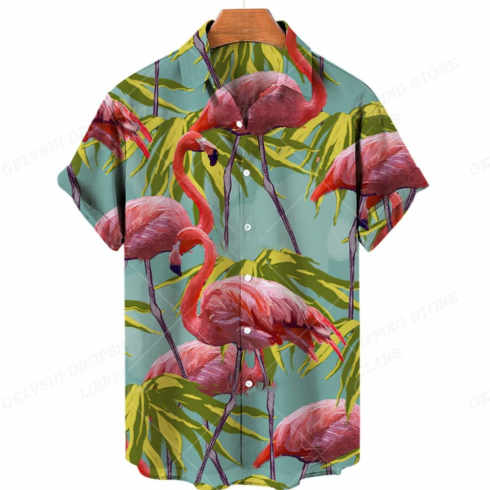 Trópusi 3D Flamingó Ing – Kai
