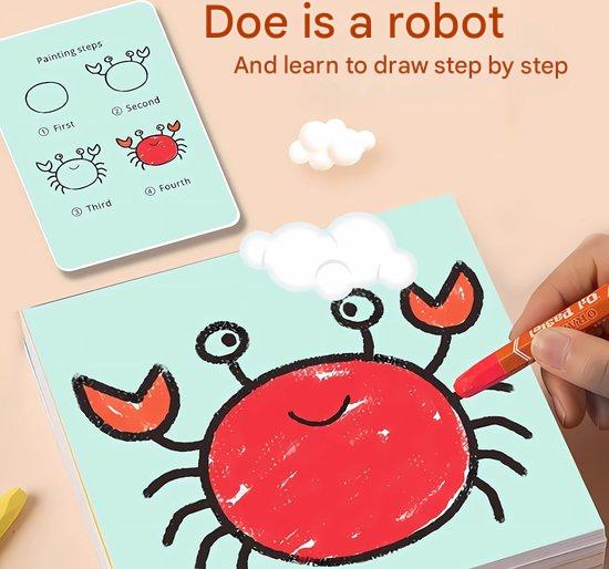 Rajzolórobot tanulókártyákkal – kreatív rajztanulás gyerekeknek