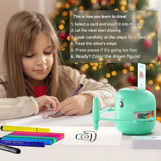 Rajzolórobot tanulókártyákkal – kreatív rajztanulás gyerekeknek