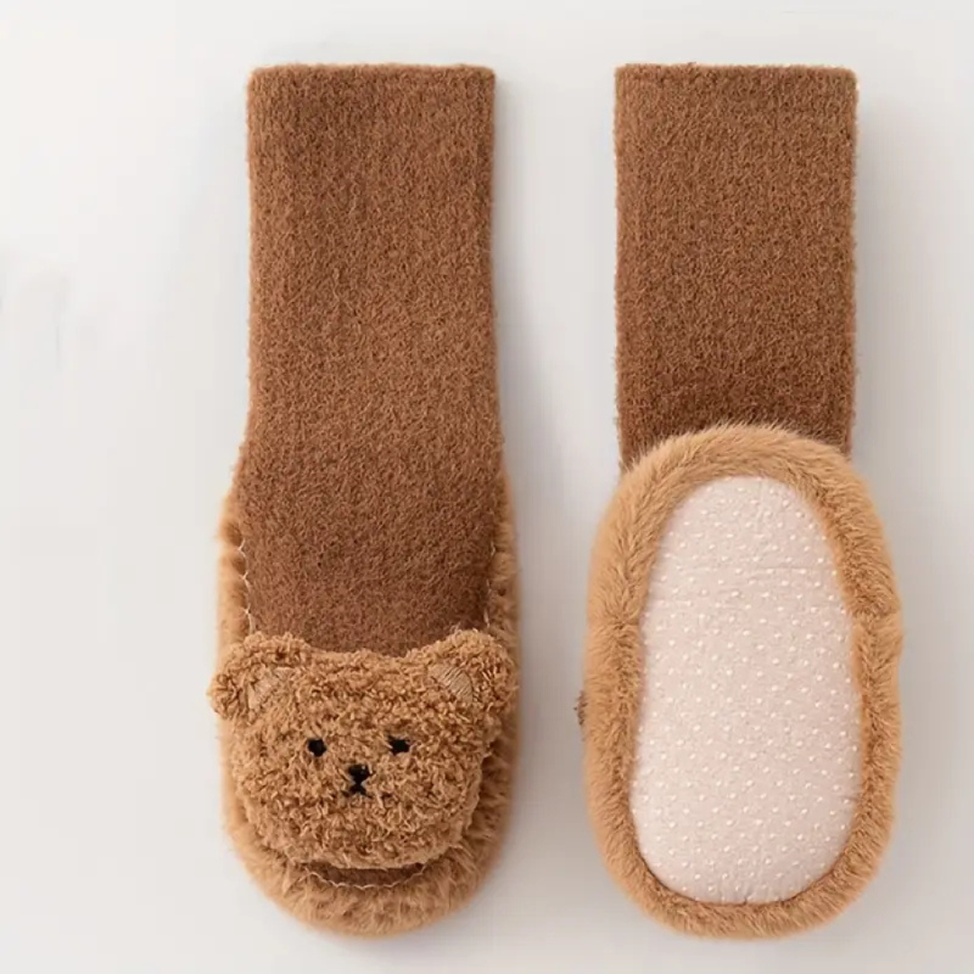 Gyerek házi papucs zoknik mackókkal – CozyBear