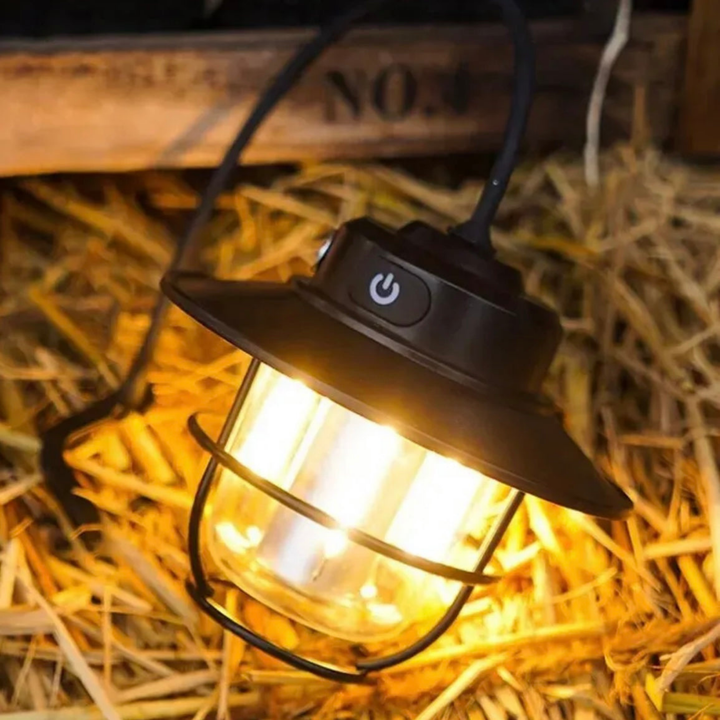 Hordozható Led Kempinglámpa - VintaGlow