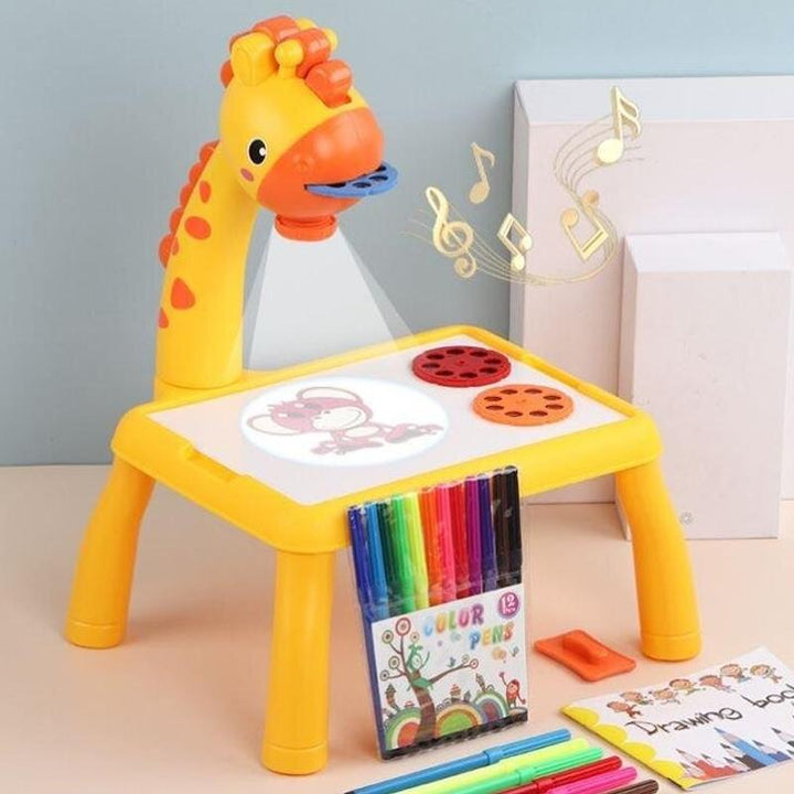LED Képvetítő Zene Kíséretében Kreatív Gyerekeknek - ArtBuddy