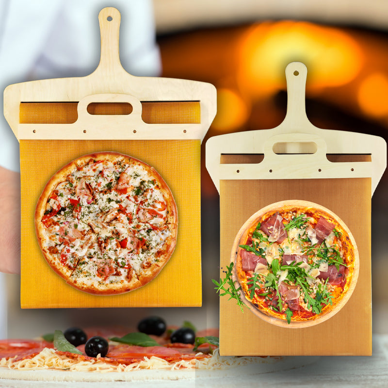 Mozgatható pizzakészítő nyársrúdból készült nyársnyomó mechanizmussal – Fornello