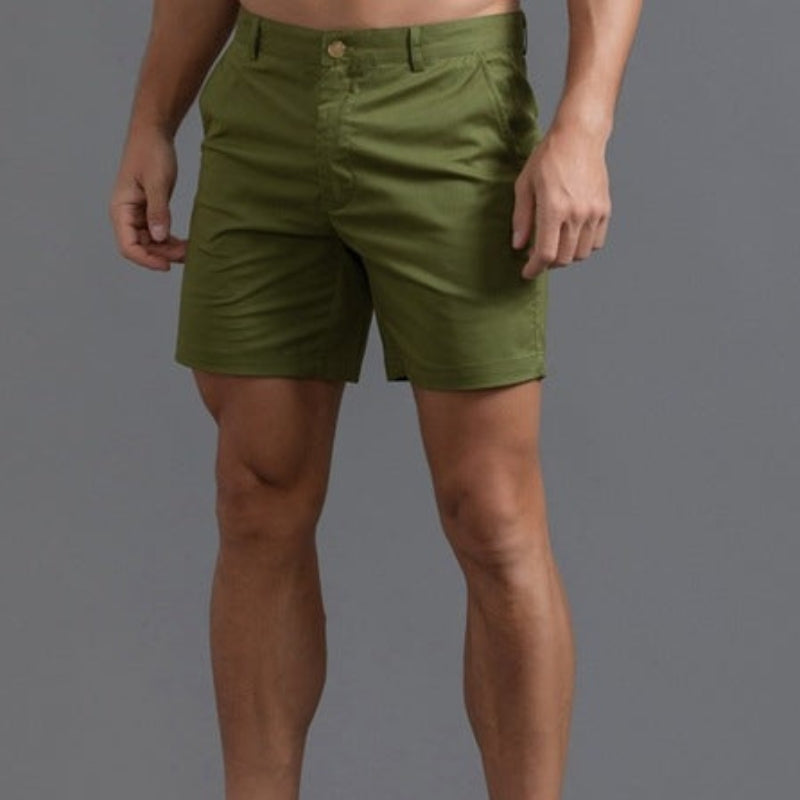 Divatos Slim-Fit Chino rövidnadrág férfiaknak – Emil