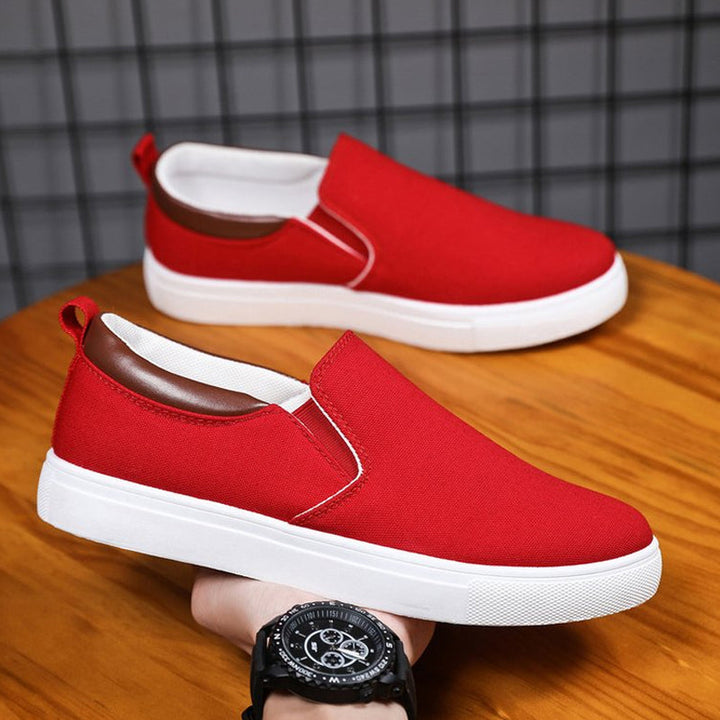 Lennard vászon férfi slip-on cipők