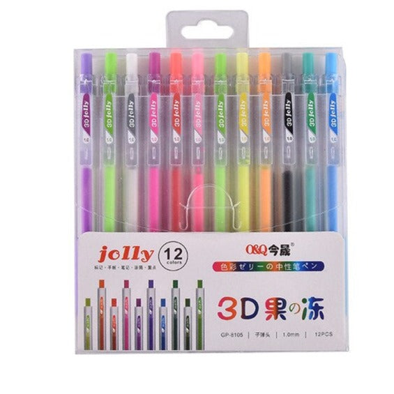 Színes Gélceruza készlet kreatív 3D tervezéshez - 3D ArtPen készlet