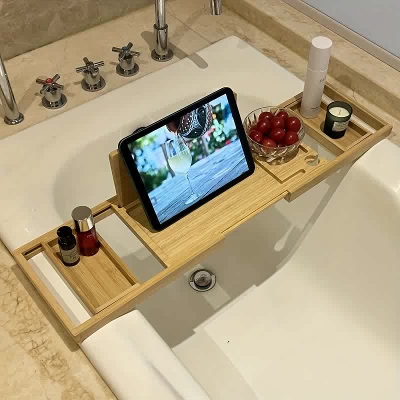 Luxus Bambusz Fürdőkádatálca - ZenBath