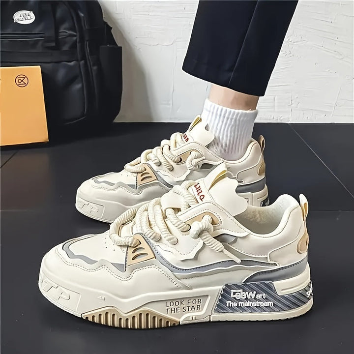 Chunky férfi utcai sneaker profil talppal és kényelmi párnázattal – Kairó