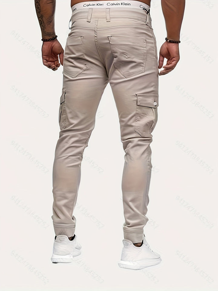 Elegáns Férfi Stretch Nadrág Streetstyle - Daan