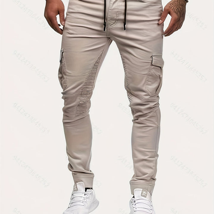 Elegáns Férfi Stretch Nadrág Streetstyle - Daan