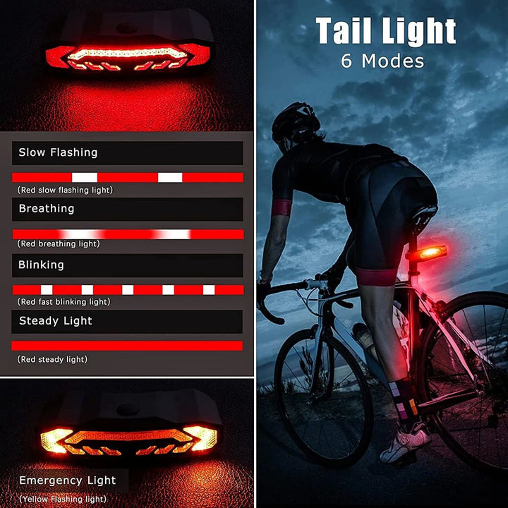 Okos hátsó lámpa riasztó - BikeGuard™