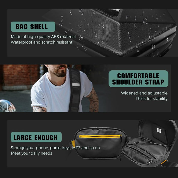LED Moto Crossbody Táska Programozható Kijelzővel – Nexora