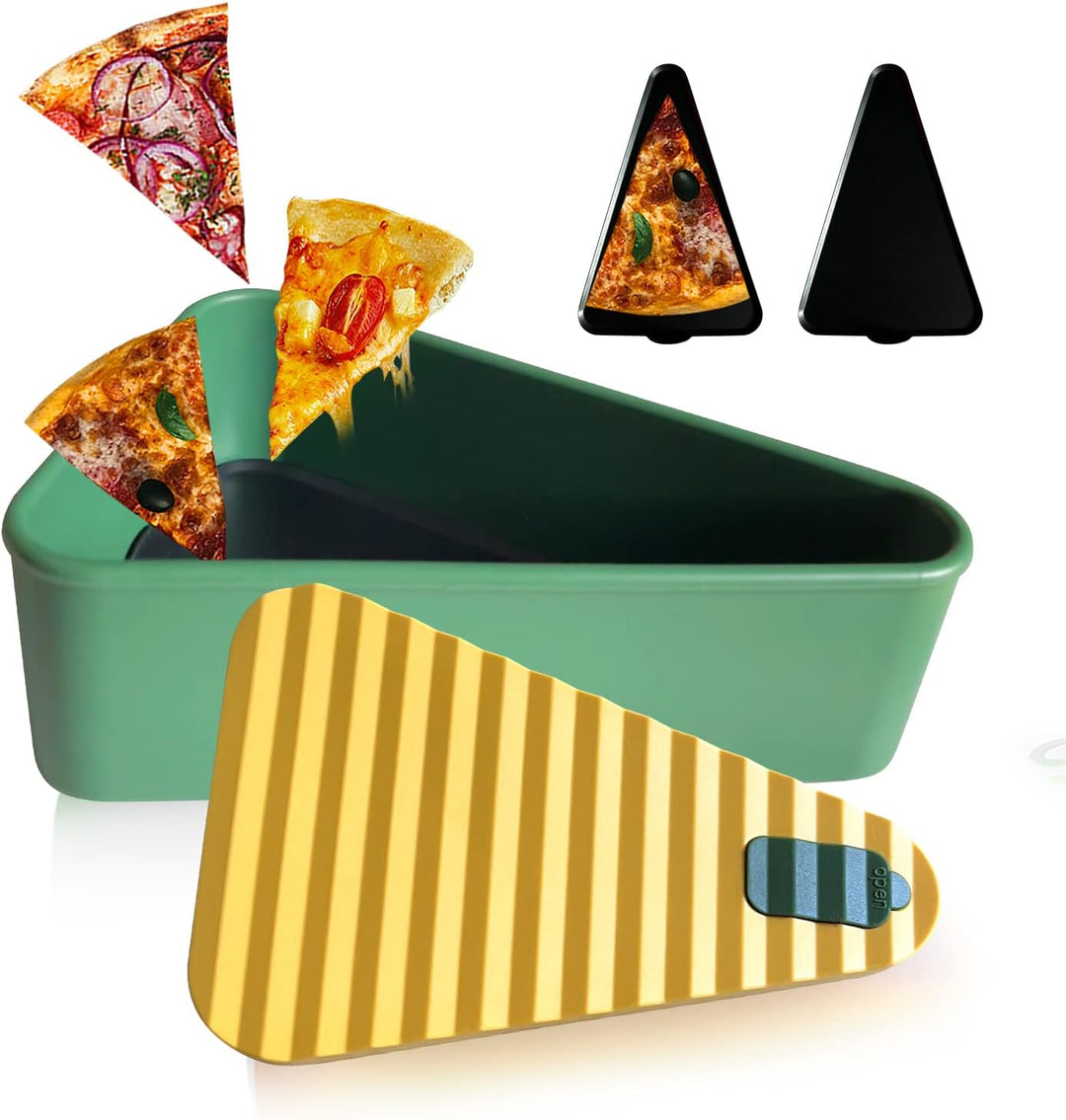 Újrahasználható pizza tárolóedény 2 tálcával – SliceSafe (1+1 INGYEN)