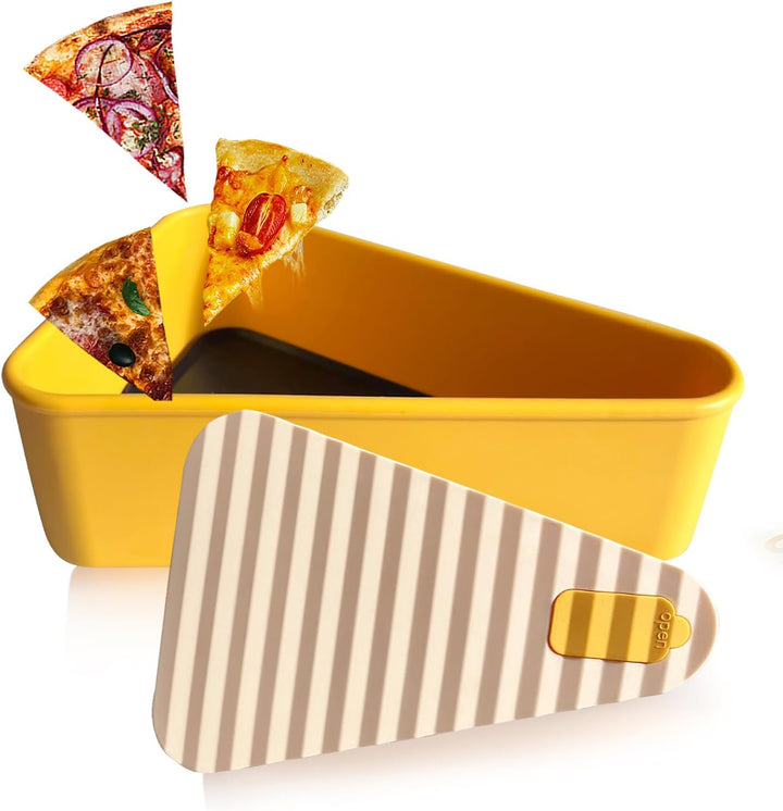 Újrahasználható pizza tárolóedény 2 tálcával – SliceSafe (1+1 INGYEN)