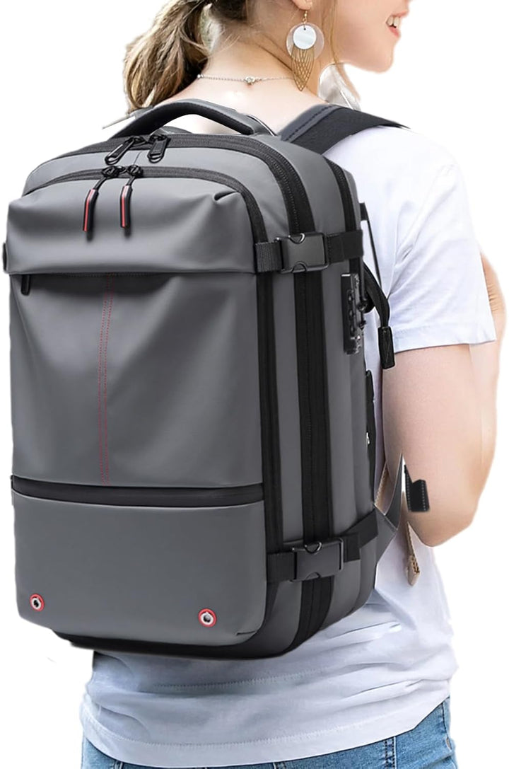 Légi Porszívó Hátizsák – Bővíthető 60L Vízálló Utazótáska Laptop Párnával – Trivora