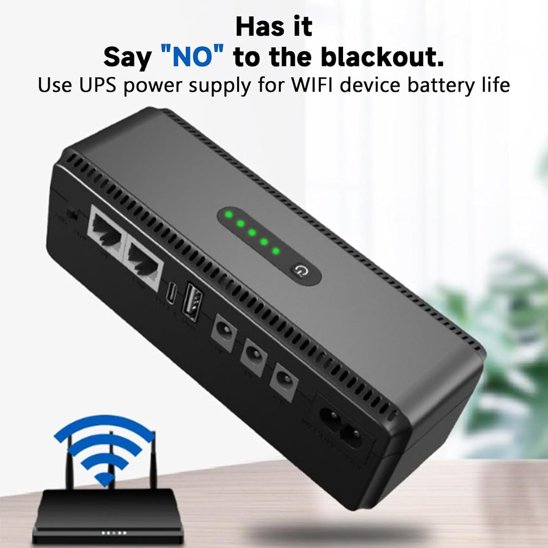 UPS Backup Battery 10400 mAh Kompakt Tápellátás – Nexora