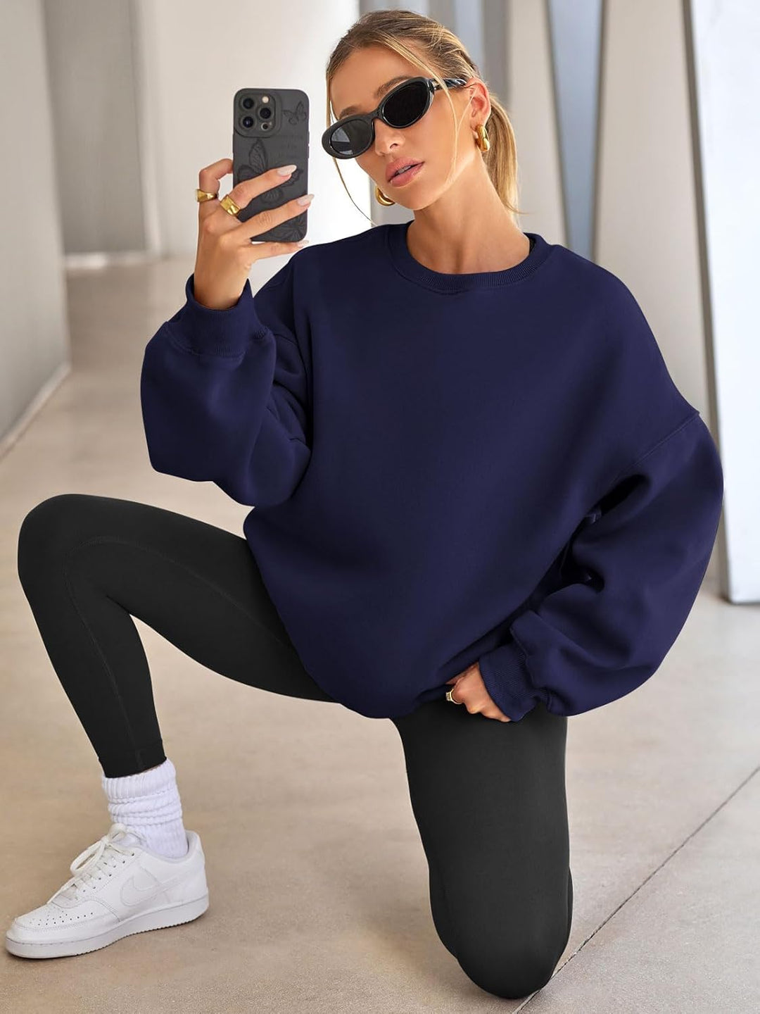 Kényelmes Oversized Női Pulóver - Ella
