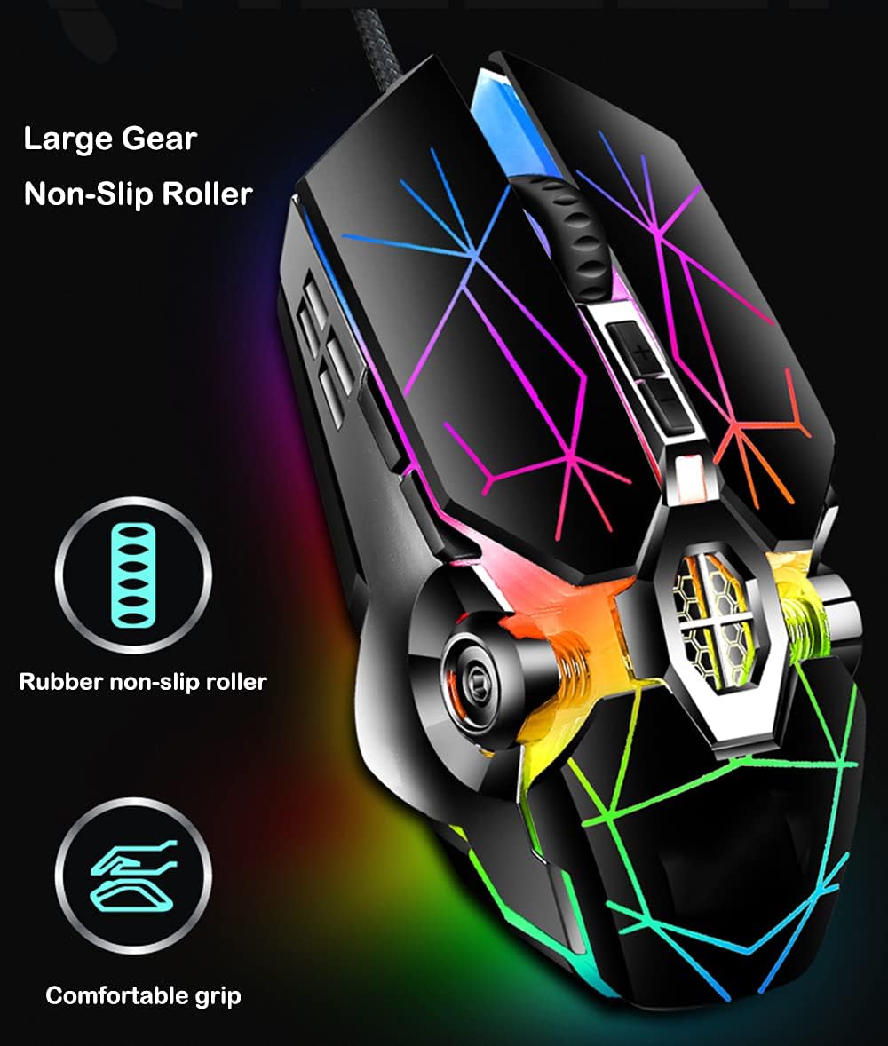87 billentyűs mechanikus játékbillentyűzet RGB háttérvilágítással, kék kapcsolóval