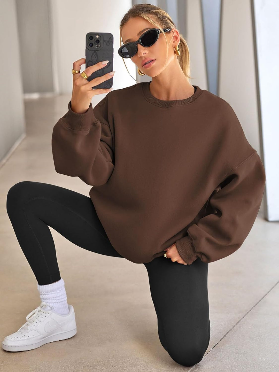 Kényelmes Oversized Női Pulóver - Ella