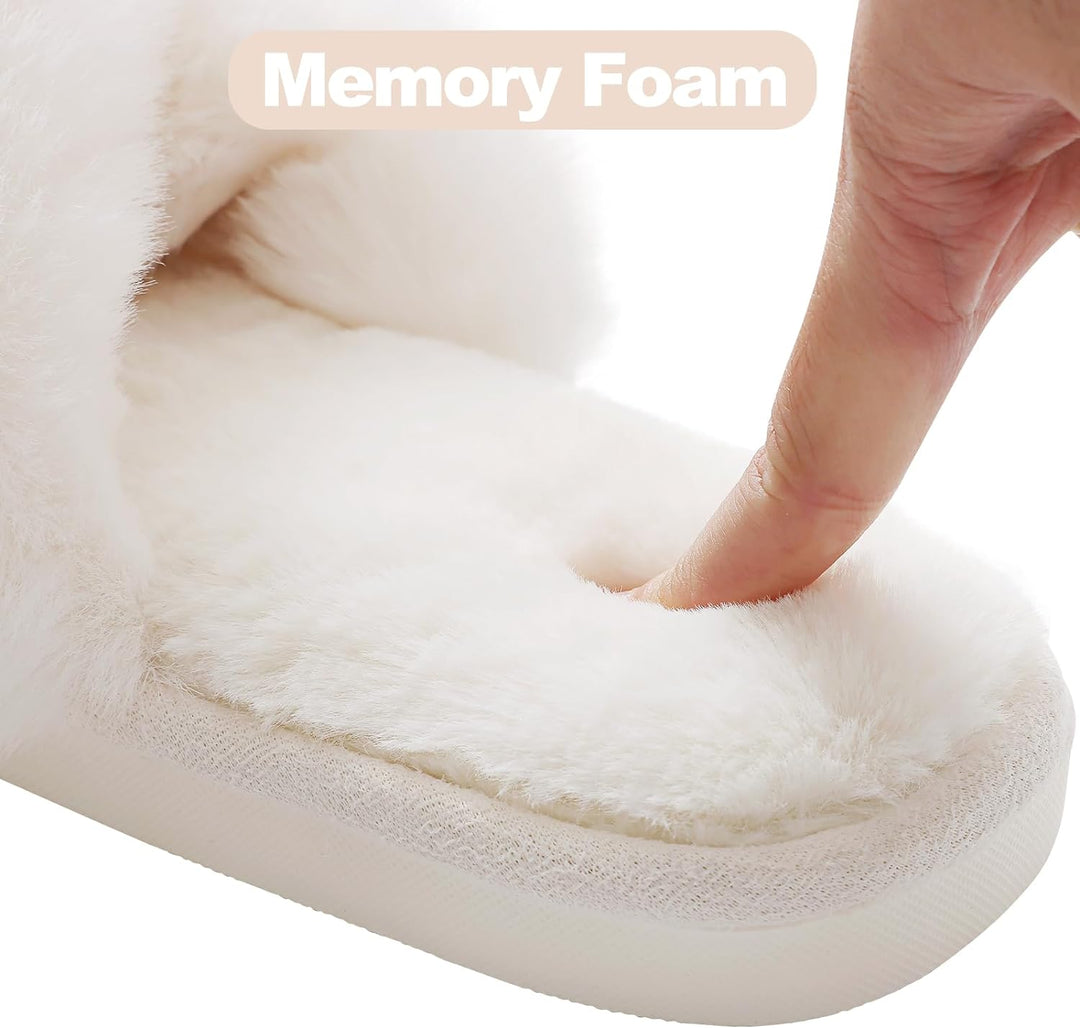 Fuzzy Slippers memóriahabos talpú - CloudStep