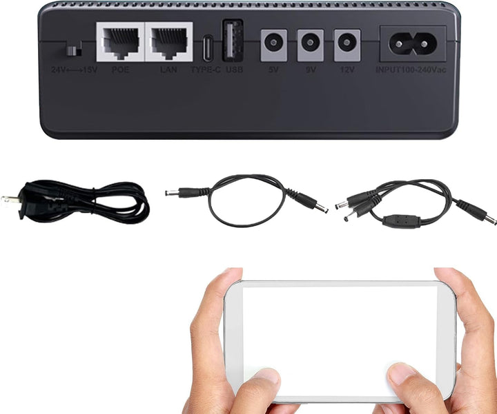 UPS Backup Battery 10400 mAh Kompakt Tápellátás – Nexora