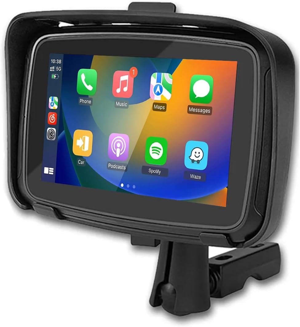 Hordozható Motorkerékpár Monitor 5" (12,7 cm) IPS Képernyővel – RideMate