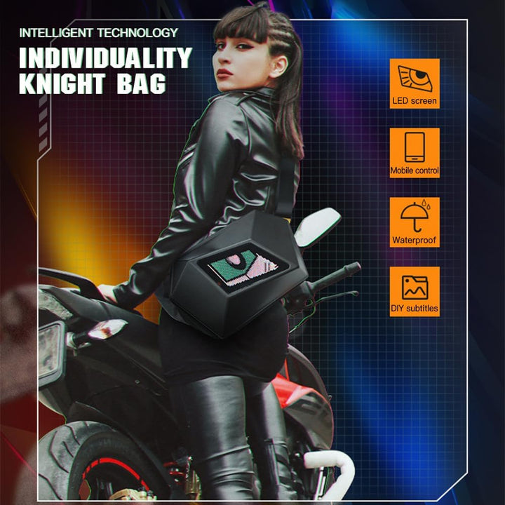 LED Moto Crossbody Táska Programozható Kijelzővel – Nexora