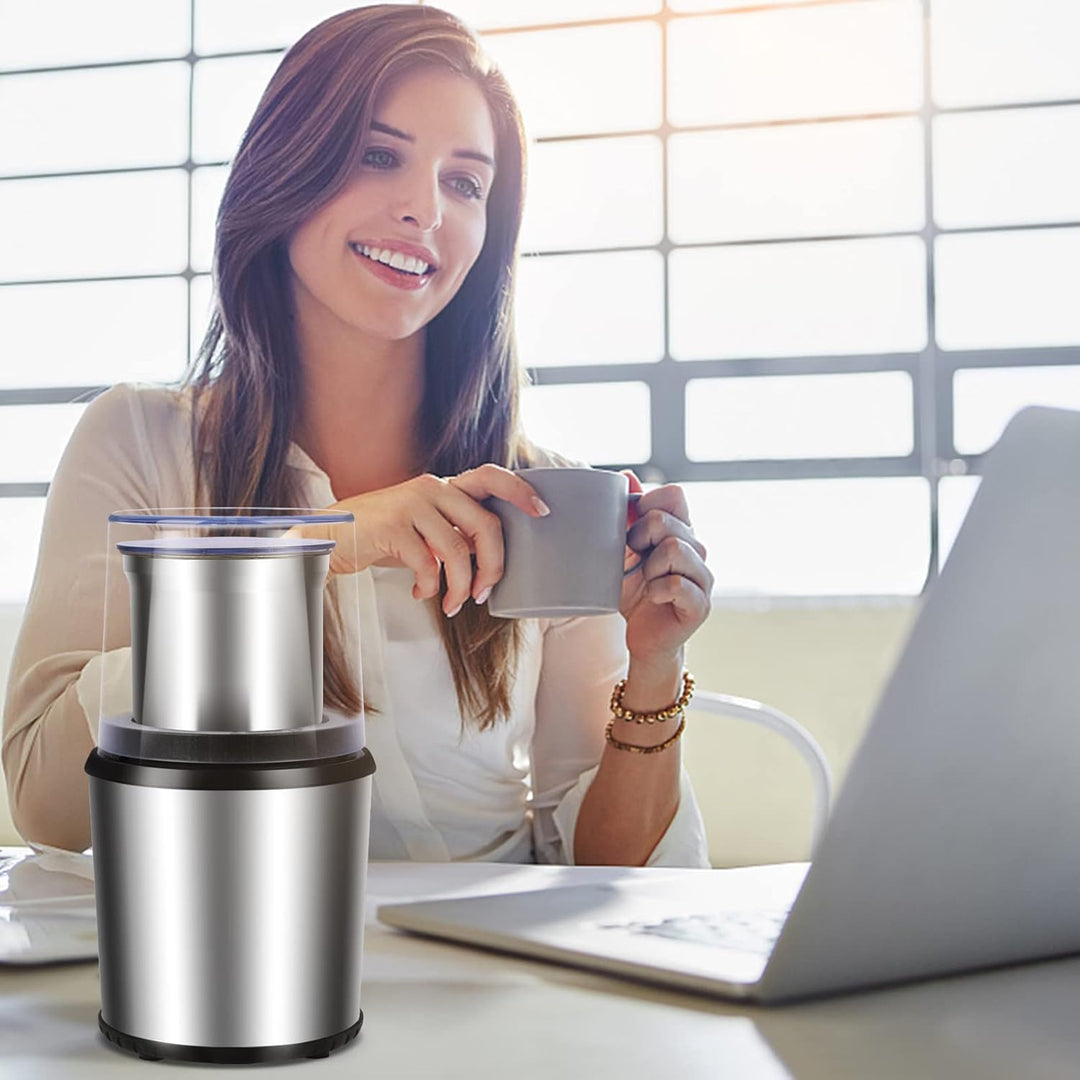 Elektromos kávé- és fűszerdaráló leválasztható csészével – BrewMate