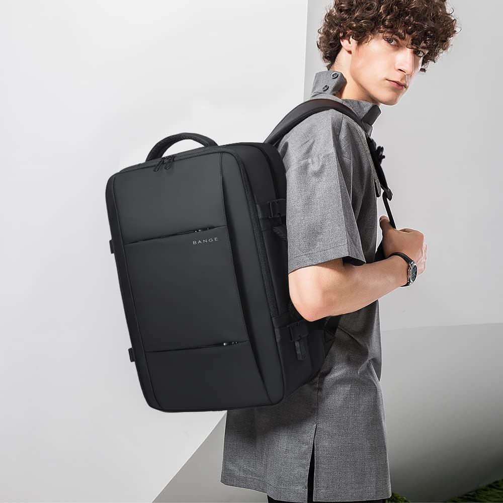 Bővíthető 26–45L vízálló utazó hátizsák laptop rekesszel és sporttáska fogantyúval