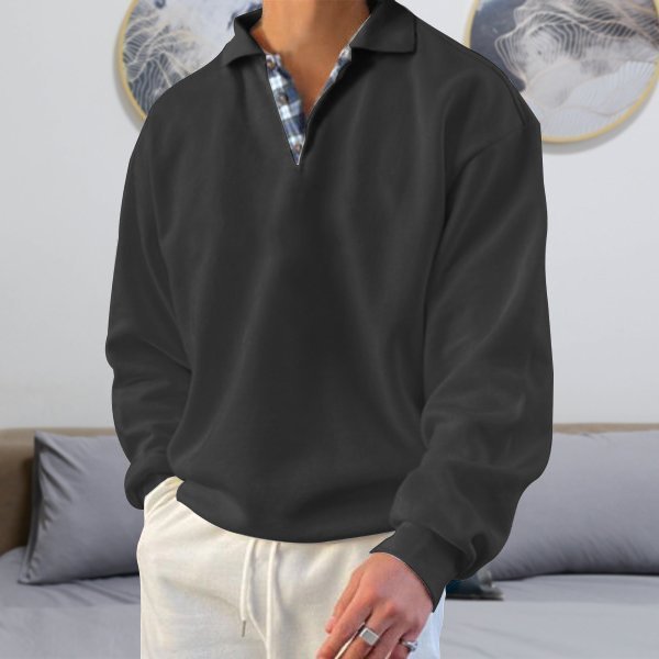 Casual Férfi Polópulóver - Oliver